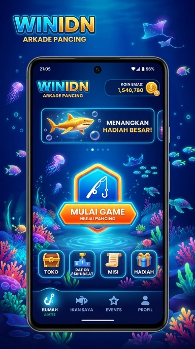 Cuplikan layar menu unduhan winidn untuk perangkat Android